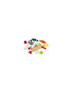 Janod Maxi set fruits et légumes à découper Green Market - Discount