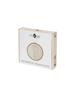 Petit Artichaut Médaillon empreinte bois - Best
