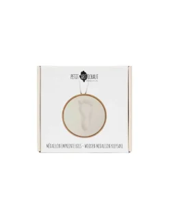Petit Artichaut Médaillon empreinte bois - Best