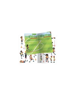 Auzou Mes 500 Autocollants Football - New