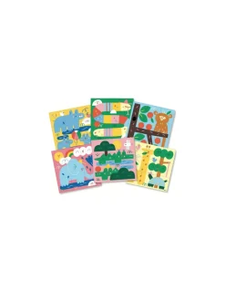 Poppik Mes premiers stickers Les animaux - Sale