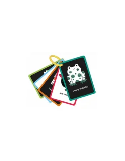 Auzou Mes premières cartes pour éveiller bébé noir et blanc - Sale