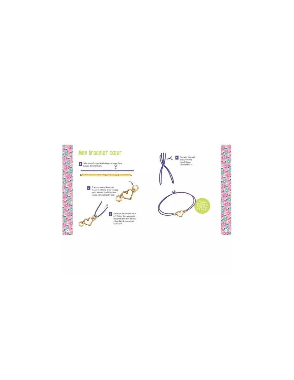Auzou Mes pétillants bracelets pop et fluos - Sale