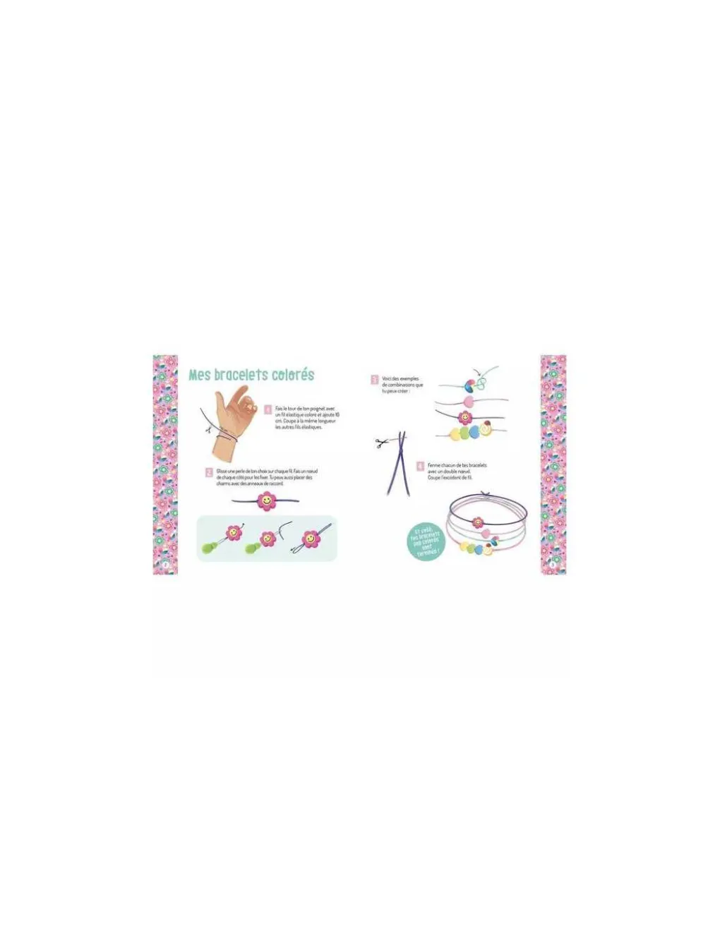 Auzou Mes pétillants bracelets pop et fluos - Sale