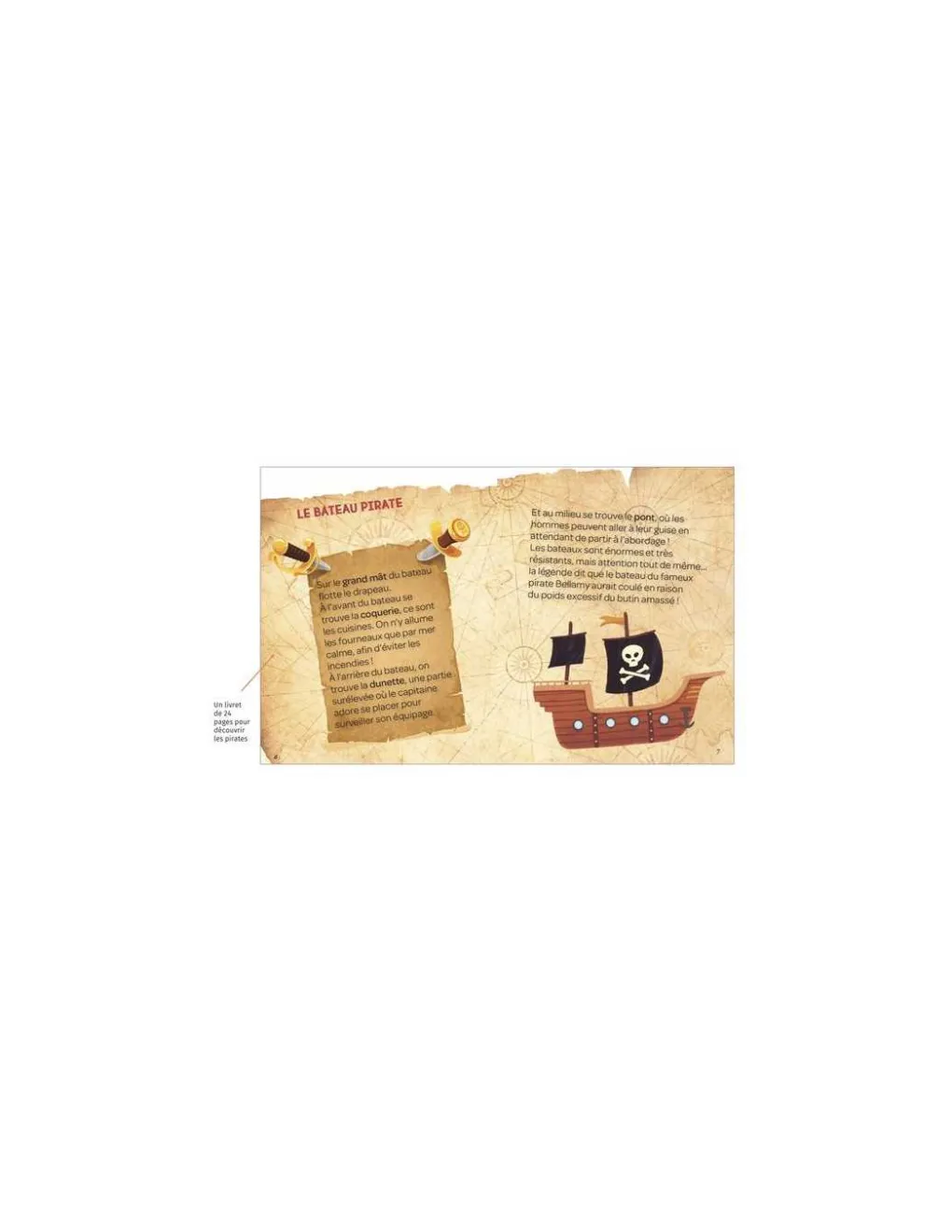 Auzou Mes trésors de Pirate à déterrer - Sale