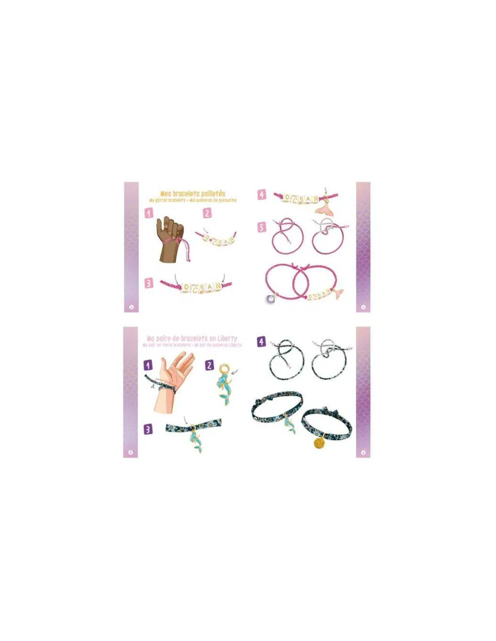 Auzou Mon accumulation de bracelets sirène - Hot