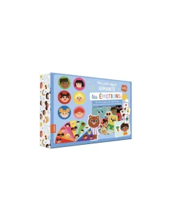 Auzou Mon petit coffret aimanté Les émotions - Sale