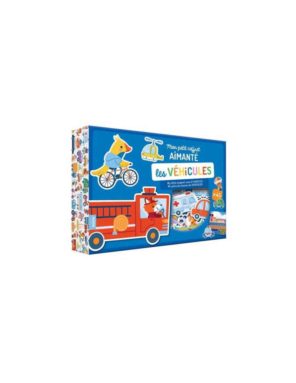 Auzou Mon petit coffret aimanté les véhicules - Sale