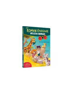 Auzou Mon roman énigme - mission animaux - aventures dans la savane - Discount
