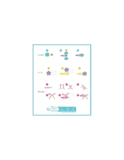 Auzou Mon semainier de barrettes arc en ciel - New