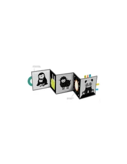 Auzou Mon tout premier livre en tissu en noir et blanc - New