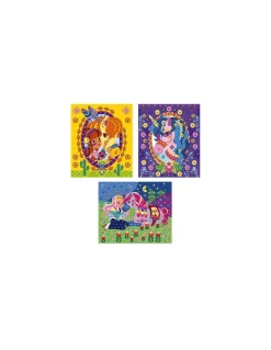 Janod Mosaïque en mousse poneys et licornes - Les ateliers du calme Hot