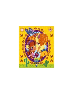 Janod Mosaïque en mousse poneys et licornes - Les ateliers du calme Hot