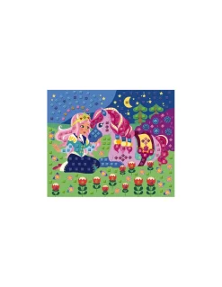 Janod Mosaïque en mousse poneys et licornes - Les ateliers du calme Hot