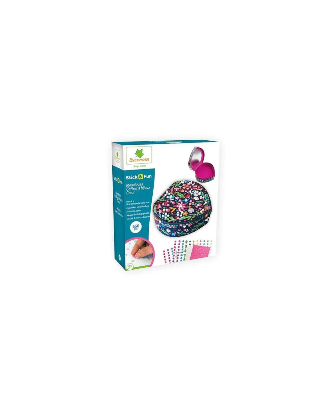 Sycomore Mosaïques coffret à bijoux coeur - Outlet
