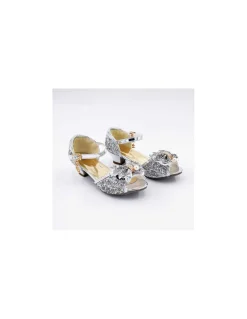 Labay Mules à Nœuds et Paillette argentée 5 - 7 ans -