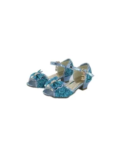 Labay Mules à Nœuds et Paillette bleu 5 - 7 ans - Hot