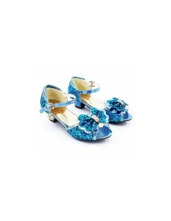 Labay Mules à Nœuds et Paillette Bleu 3 - 4 ans - Best