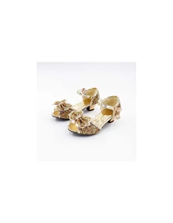 Labay Mules à Nœuds et Paillette dorée 3 - 4 ans - Sale