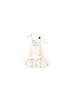Les Deglingos Olou le mouton blanc maman et bébé - Les Ptipotos by Déglingos Clearance