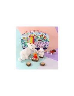 Les Deglingos Olou le mouton blanc maman et bébé - Les Ptipotos by Déglingos Clearance