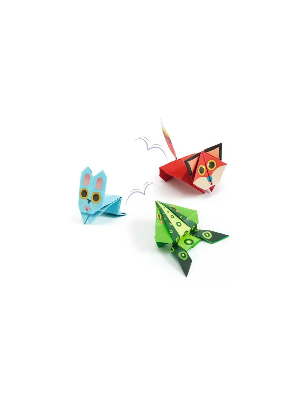 Djeco Origami Animaux sauteurs - Hot