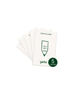 Yoto Pack de 5 cartes à créer - Outlet