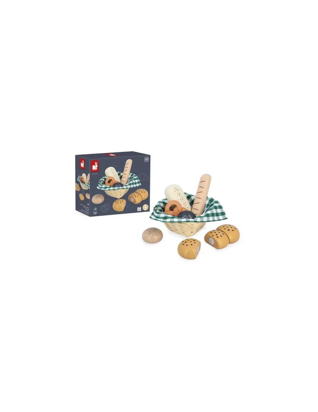 Janod Panier de boulangerie Mamie Soleil - Discount
