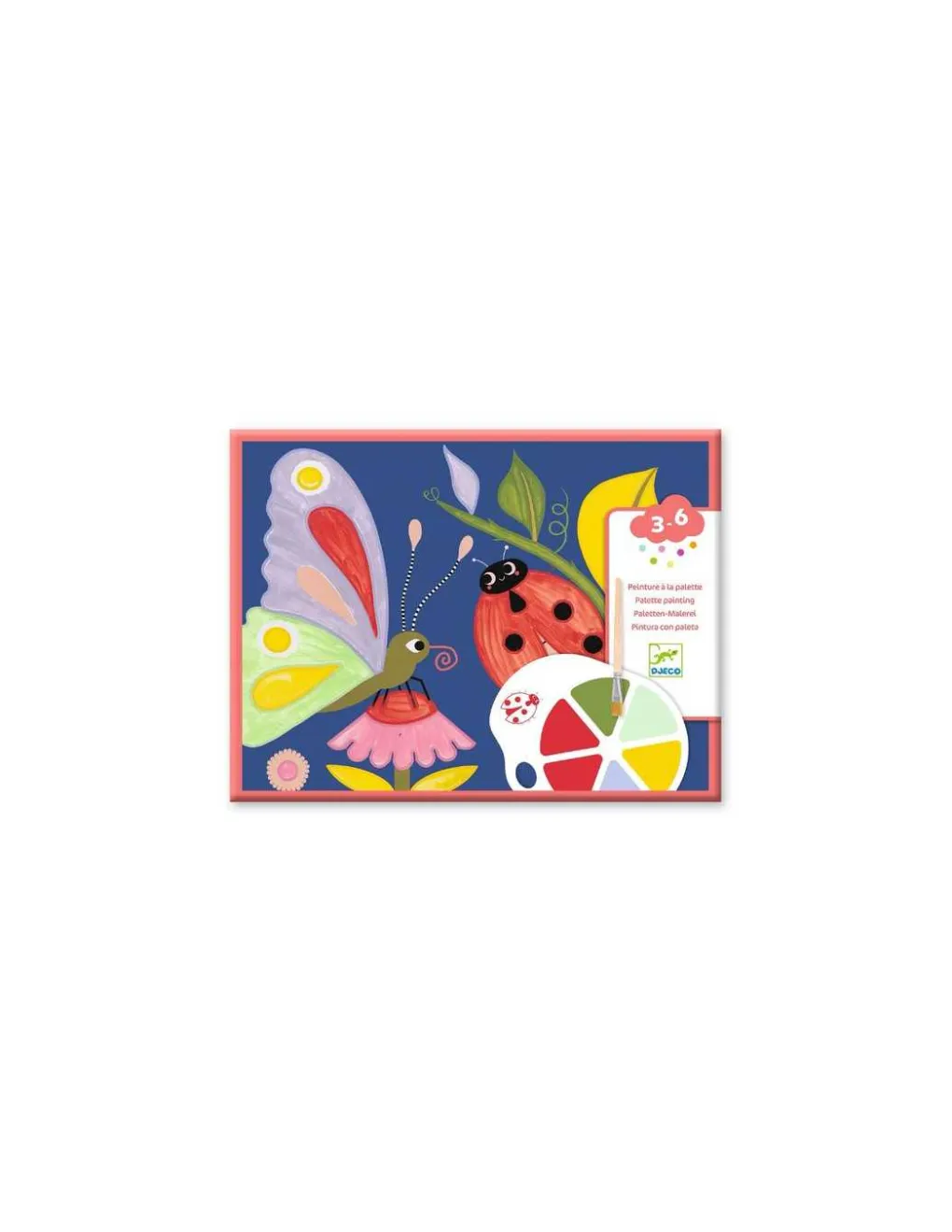Djeco Peinture à la palette Les Petites Bêtes - Discount