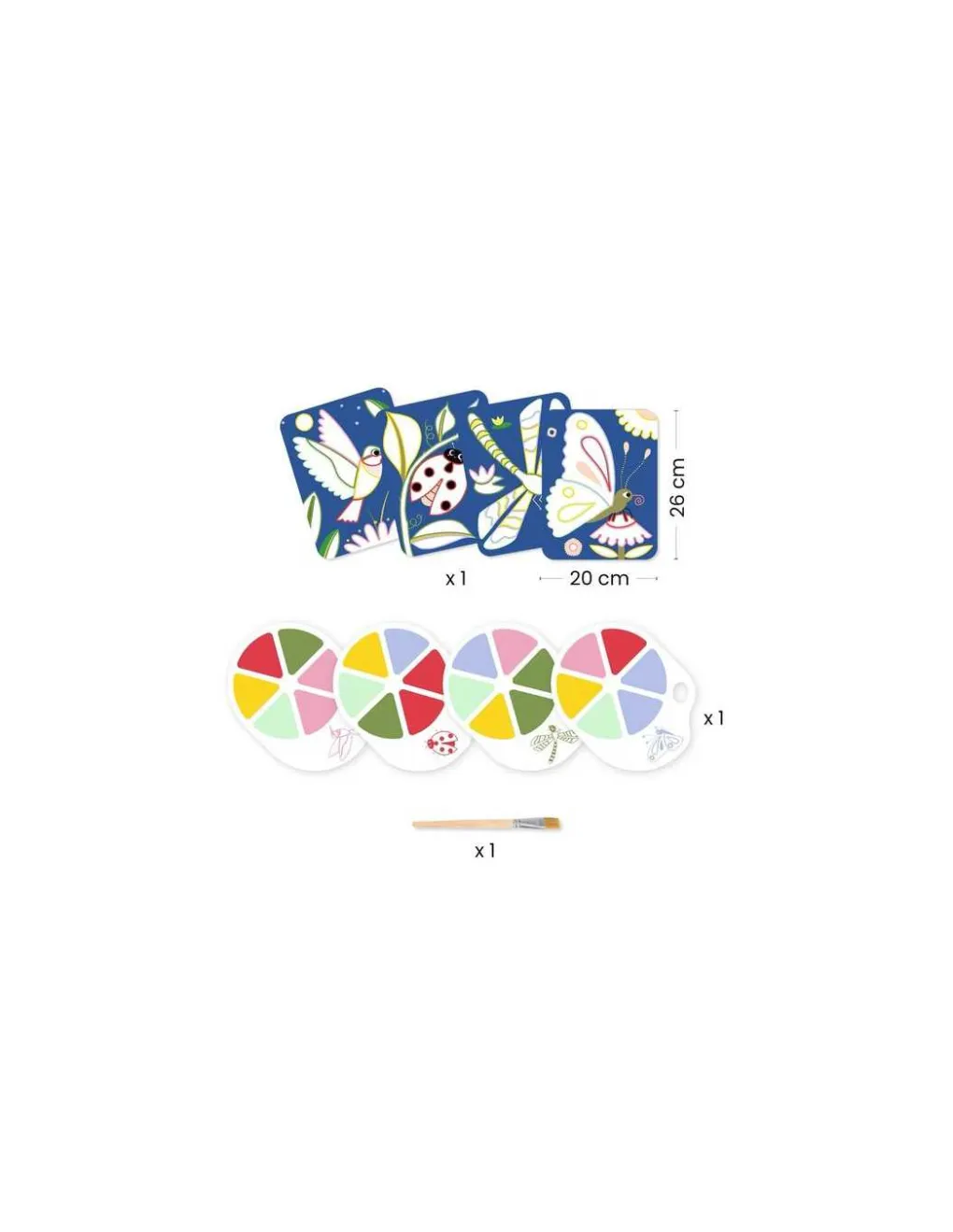 Djeco Peinture à la palette Les Petites Bêtes - Discount