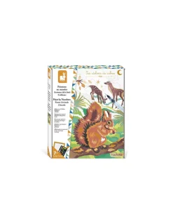 Janod Peinture au numéro animaux de la forêt - Sale