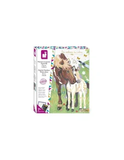 Janod Peinture au numéro aquarelle Chevaux -