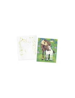 Janod Peinture au numéro aquarelle Chevaux -