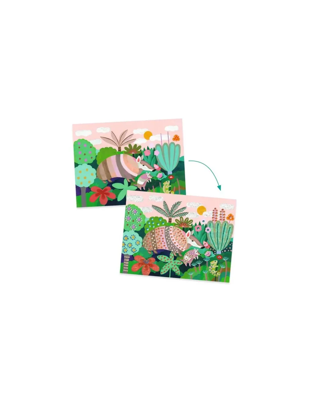 Djeco Peinture 3D Forêt tropicale - Clearance