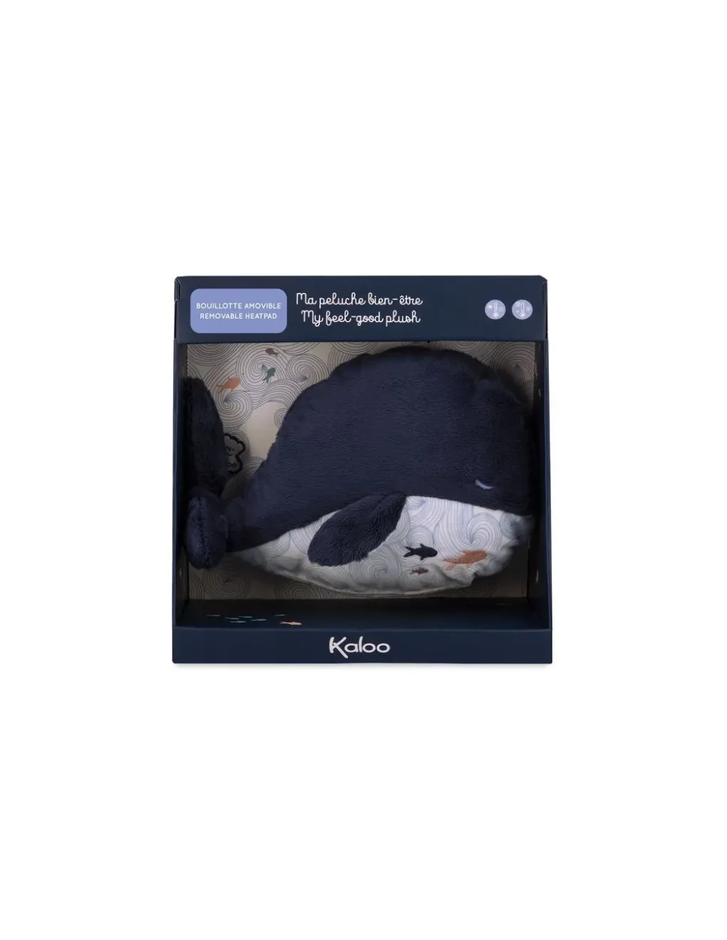 Kaloo Peluche bien-être baleine Petit calme - New