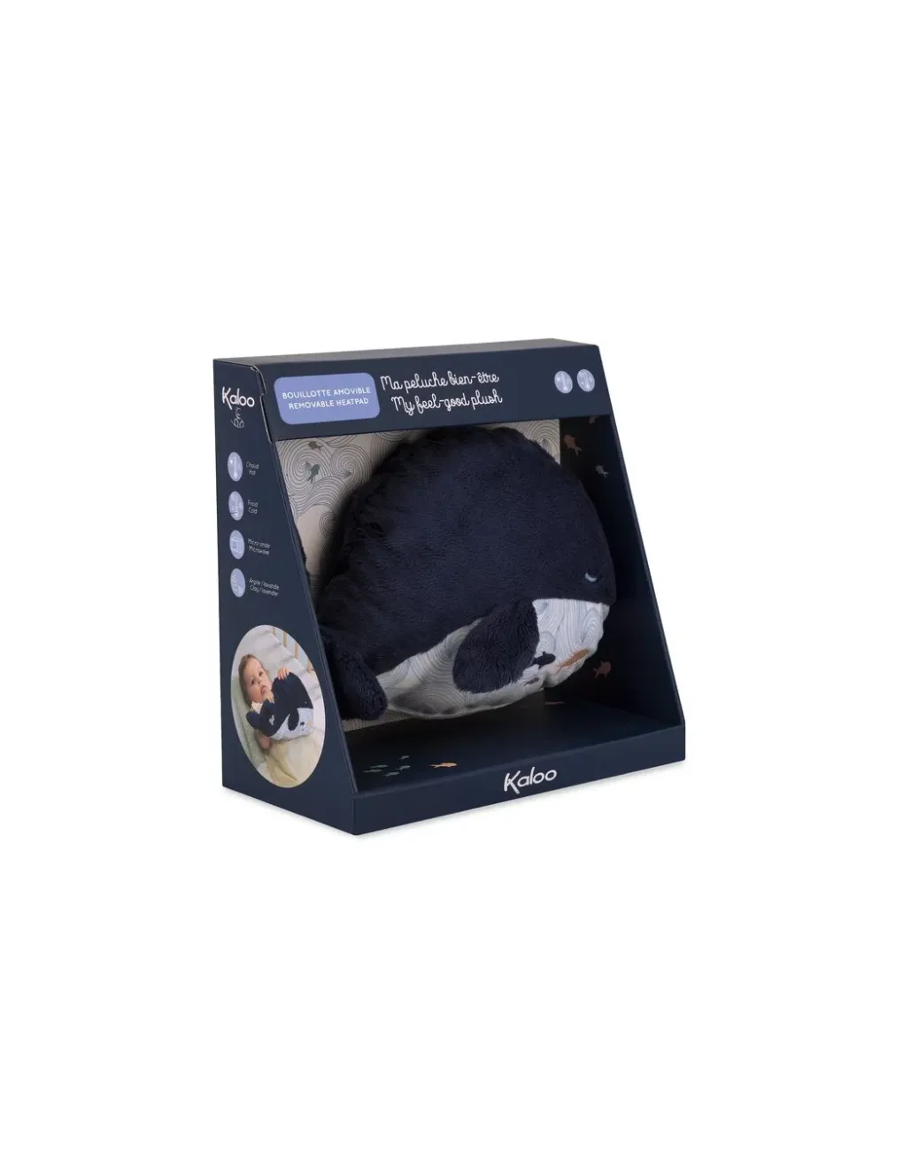Kaloo Peluche bien-être baleine Petit calme - New