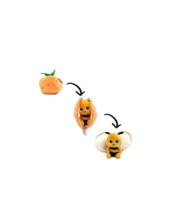 Les Deglingos Peluche Buzzet l'abeille mandarine - Flipetz by Déglingos Best