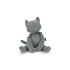 Mailou Tradition Peluche Chat Méloé 37 cm bleu gris - Maïlou Tradition Online