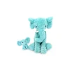 Les Deglingos Peluche Dimoitou l'éléphant aqua - Les Ptipotos by Déglingos Discount