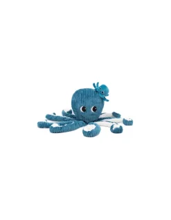 Les Deglingos Peluche Filou la pieuvre bleu - Les Ptipotos by Déglingos Outlet