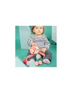 Lilliputiens Peluche Jeanne chat multi-activités - Hot