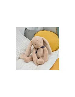 Mailou Tradition Peluche Lapin Méloé 37 cm beige - Maïlou Tradition Online