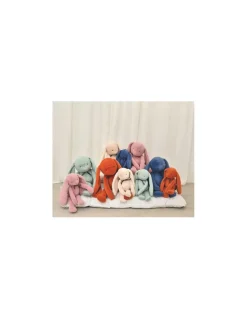 Mailou Tradition Peluche Lapin Méloé 37 cm potiron - Maïlou Tradition Best