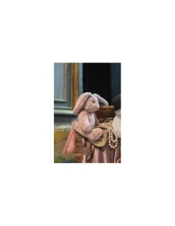 Moulin Roty Peluche Lapin rose Arthur et Louison - Sale