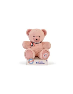 L'Ours Francais Peluche L'ours français 35 cm Rose pastel Online