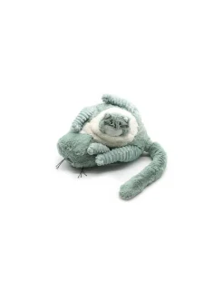 Les Deglingos Peluche Miaou le chat maman et bébé vert menthe - Les Ptipotos by Déglingos New