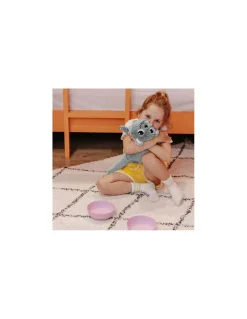 Les Deglingos Peluche Miaou le chat maman et bébé vert menthe - Les Ptipotos by Déglingos New