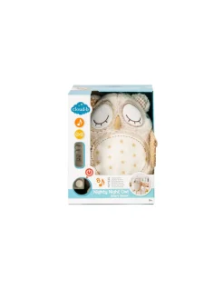 Cloud b Peluche musicale chouette avec détecteur de pleurs - Outlet