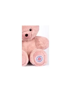L'Ours Francais Peluche petit ours rose poudré L'ours français 25 cm New