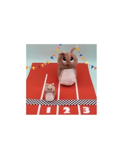Les Deglingos Peluche Speedou l'escargot maman et bébé rose - Les Ptipotos by Déglingos Hot